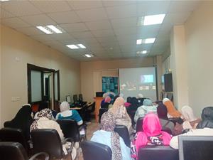 Le public du colloque à l'Ambassade de Savoir de l'Université de Béni-Suef