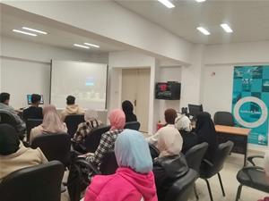 Le public du colloque à l'Ambassade de Savoir de l'Université de Damiette