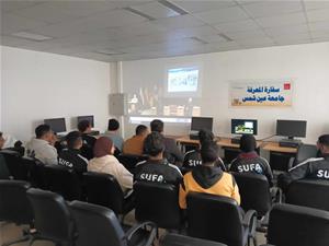 Le public du colloque à l'Ambassade de Savoir de l'Université d'Ain-Shams