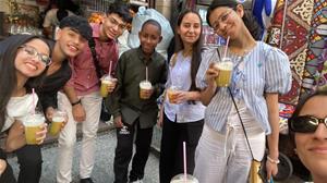 Les lauréats de l'atelier au Souq d'Assouan