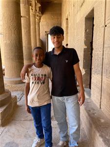  Lors de la visite du temple Philae d'Assouan