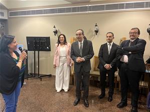 Visite du recteur de l'université du Fayoum Prof. Dr. Yasser Magdi Anwar Hatata