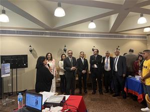 Visite du recteur de l'université du Fayoum Prof. Dr. Yasser Magdi Anwar Hatata