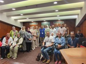 Photo de groupe avec Dr Ghada Saber