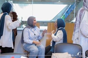 Jeu de conaissance par Dr.Marwa El Sahn aux étudiants de la 41e édition