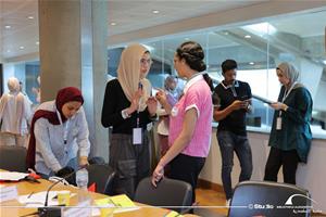 Jeu de conaissance par Dr.Marwa El Sahn aux étudiants de la 41e édition