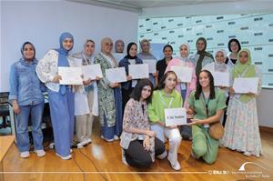 Photo du groupe de l'université du Sadate
