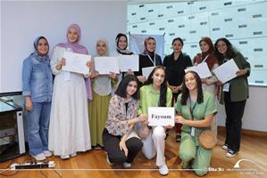 Photo du groupe de l'université du Fayoum