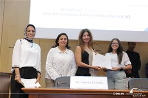  Distribution des certificats pour les participants de l'atelier d'Art Oratoire