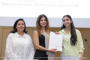 Distribution des certificats pour les stagiaires du CAF