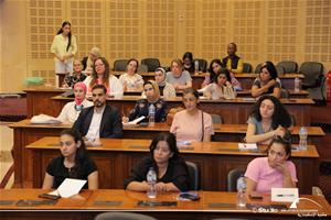 Atelier Comment enseigner la prononciation du français (FLE) de manière concrète, efficace et stimulante par Magali Boueux à la Bibliotheca Alexandrina – Centre Conférences, Salle de délégués