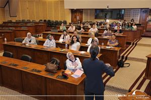 Atelier Comment enseigner la prononciation du français (FLE) de manière concrète, efficace et stimulante par Magali Boueux à la Bibliotheca Alexandrina – Centre Conférences, Salle de délégués