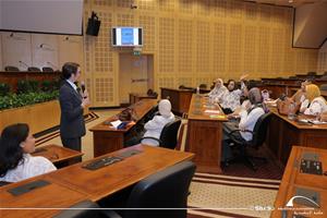Atelier Comment enseigner la prononciation du français (FLE) de manière concrète, efficace et stimulante par Magali Boueux à la Bibliotheca Alexandrina – Centre Conférences, Salle de délégués