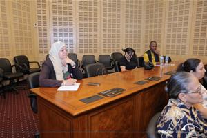Atelier Comment enseigner la prononciation du français (FLE) de manière concrète, efficace et stimulante par Magali Boueux à la Bibliotheca Alexandrina – Centre Conférences, Salle de délégués