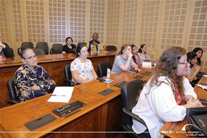 Atelier Comment enseigner la prononciation du français (FLE) de manière concrète, efficace et stimulante par Magali Boueux à la Bibliotheca Alexandrina – Centre Conférences, Salle de délégués