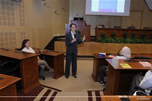 Atelier Comment enseigner la prononciation du français (FLE) de manière concrète, efficace et stimulante par Magali Boueux à la Bibliotheca Alexandrina – Centre Conférences, Salle de délégués