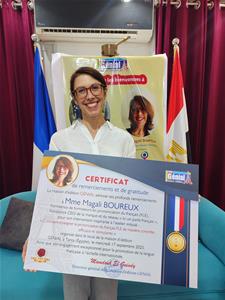 Atelier Comment enseigner la prononciation du français (FLE) de manière concrète, efficace et stimulante par Magali Boueux à Tanta au local de la maison Génial