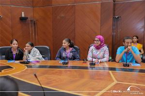 Les participants de la 1re séance de la Prise de parole en public Modèle des Nations Unies (MUN)