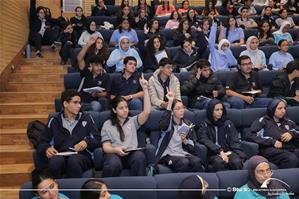 Quatrième journée,projection et critique des films pour les élèves des écoles d’Alexandrie à la Bibliotheca Alexandrina