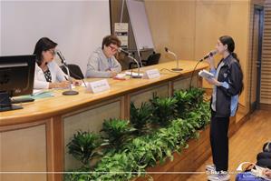 Quatrième journée,projection et critique des films pour les élèves des écoles d’Alexandrie à la Bibliotheca Alexandrina