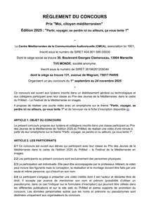  Prix "Moi, citoyen méditerranéen"