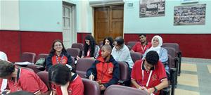 Deuxième journée à l'école Sainte Anne au Caire 