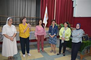  Deuxième journée à l'école Sainte Anne au Caire 
