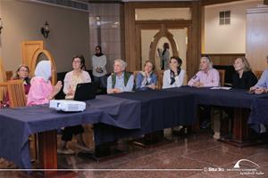 Visite de la délégation Paris Avenir à la Bibliothèque d'Alexandrie 