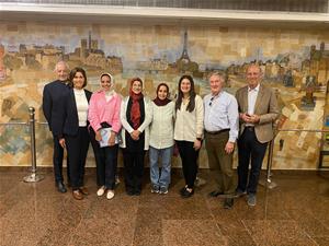 Visite de la délégation Paris Avenir à la Bibliothèque d'Alexandrie 