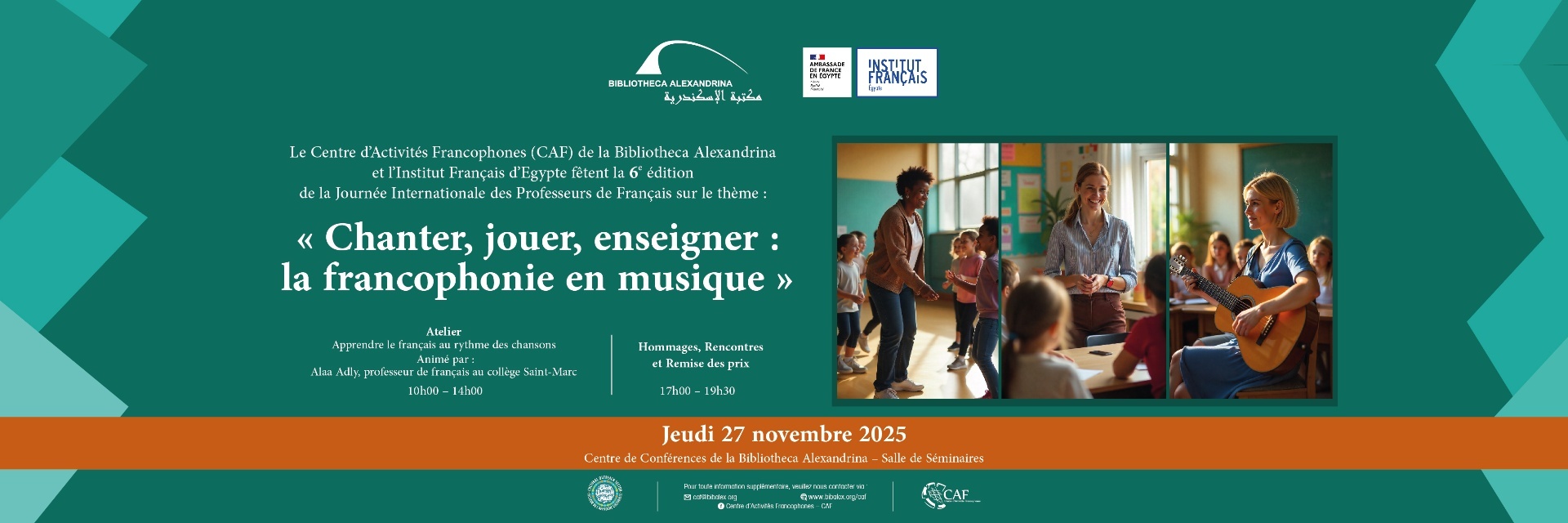 

Journée Internationale des Professeurs de Français_6e édition
