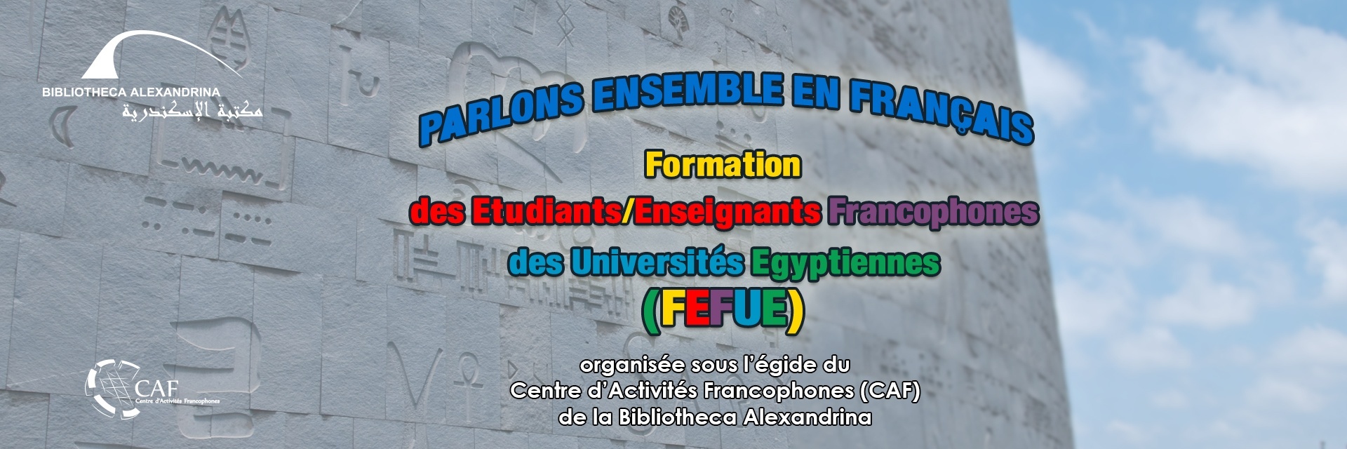  Formation des Etudiants Francophones des Universités Egyptiennes (FEFUE) – 22e édition 