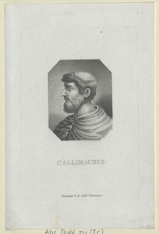 “Callimachus“. Online e-picture. Österreichische Nationalbibliothek. ANL/Vienna, PORT_00021658_02