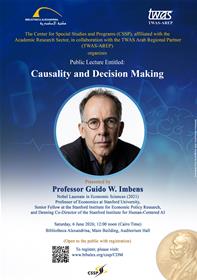 Lecture "Causality and Decision Making"