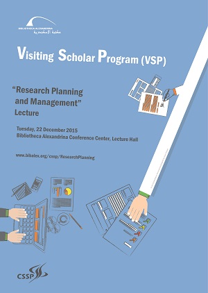 "Research Planning and Management" Lecture