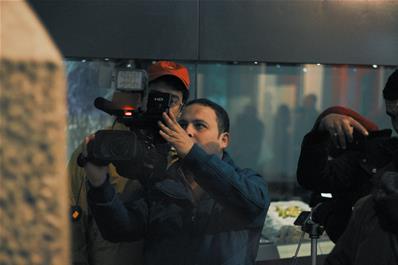 أثناء زيارة متحف الإسكندرية القومي