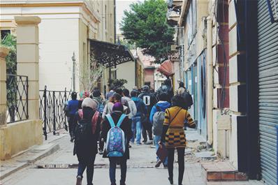  أثناء زيارة متحف كڤافيس بالإسكندرية