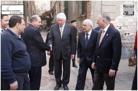 The Visit of the Board of Trustees of Bibliotheca Alexandrina to Bayt Al-Sinnari
