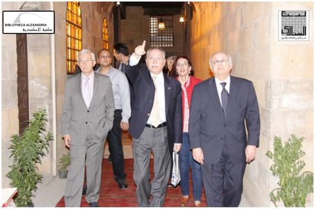 The Visit of the Board of Trustees of Bibliotheca Alexandrina to Bayt Al-Sinnari