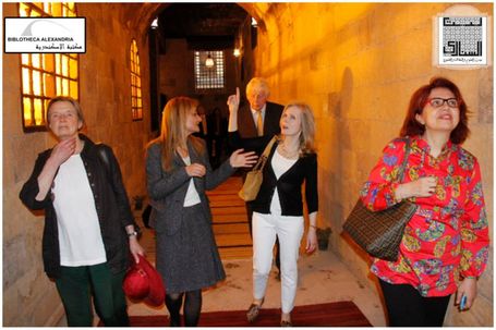 The Visit of the Board of Trustees of Bibliotheca Alexandrina to Bayt Al-Sinnari