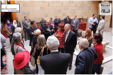 The Visit of the Board of Trustees of Bibliotheca Alexandrina to Bayt Al-Sinnari