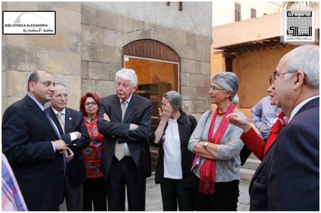 The Visit of the Board of Trustees of Bibliotheca Alexandrina to Bayt Al-Sinnari