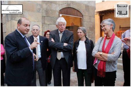 The Visit of the Board of Trustees of Bibliotheca Alexandrina to Bayt Al-Sinnari