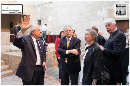 The Visit of the Board of Trustees of Bibliotheca Alexandrina to Bayt Al-Sinnari