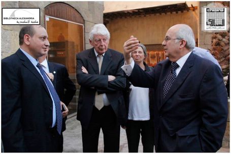 The Visit of the Board of Trustees of Bibliotheca Alexandrina to Bayt Al-Sinnari