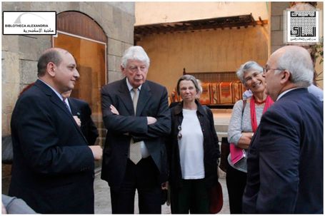 The Visit of the Board of Trustees of Bibliotheca Alexandrina to Bayt Al-Sinnari