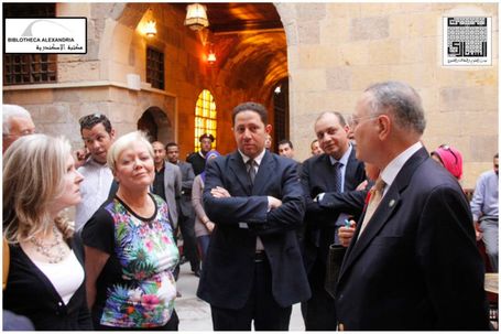 The Visit of the Board of Trustees of Bibliotheca Alexandrina to Bayt Al-Sinnari