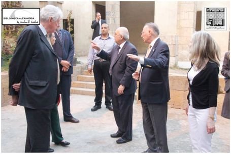 The Visit of the Board of Trustees of Bibliotheca Alexandrina to Bayt Al-Sinnari