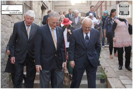 The Visit of the Board of Trustees of Bibliotheca Alexandrina to Bayt Al-Sinnari