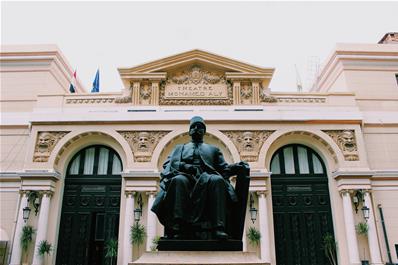 In Alexandria Opera House (Sayed Darwish theater)