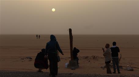On the way Abu Simbel Temple